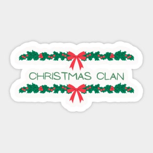 Matching Christmas Clan Sticker